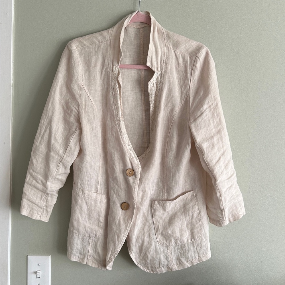 Linen blazer - Picture 1 of 5
